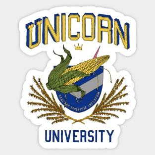 Unicorn University Sticker